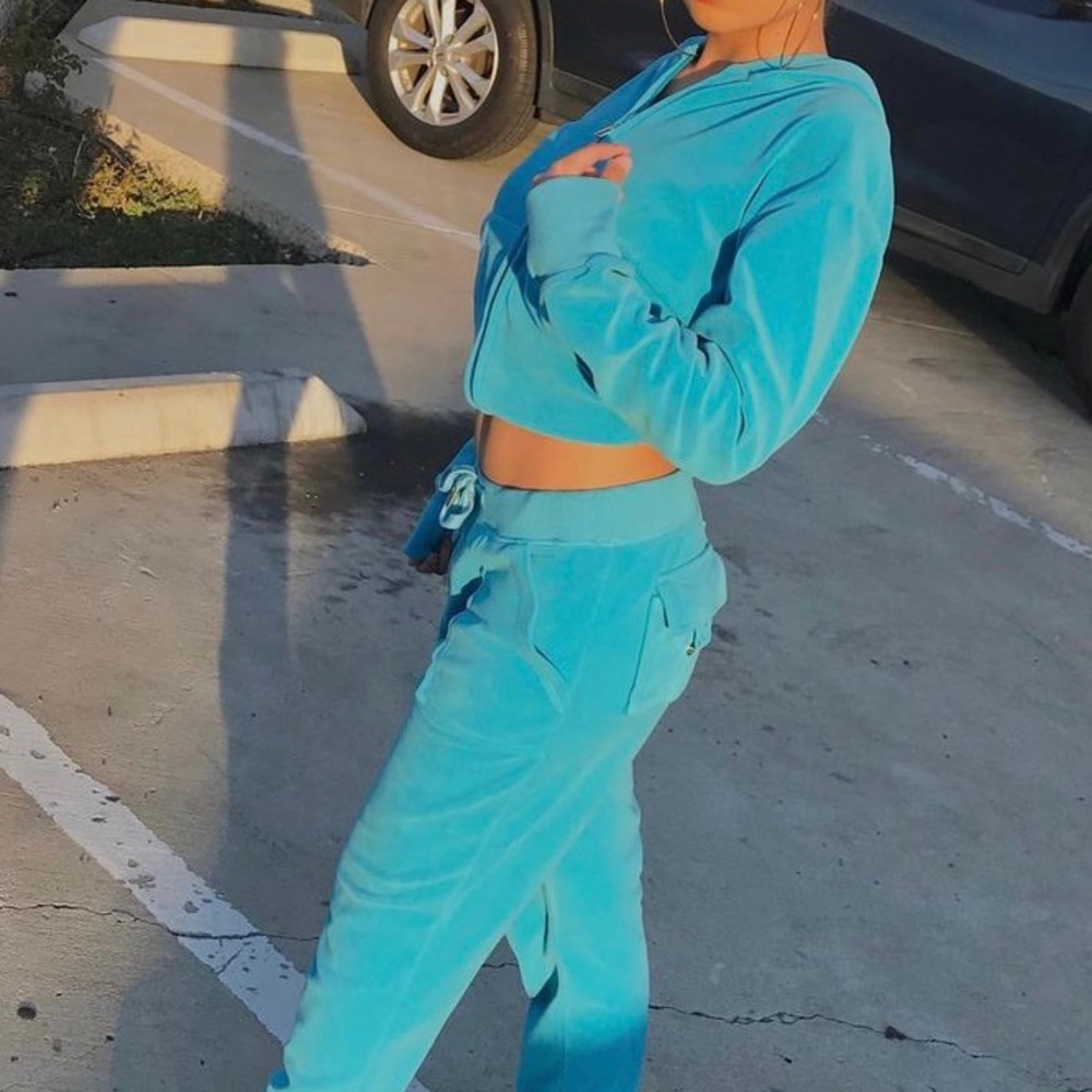 Baby Blue 90s inspired Jumpsuit